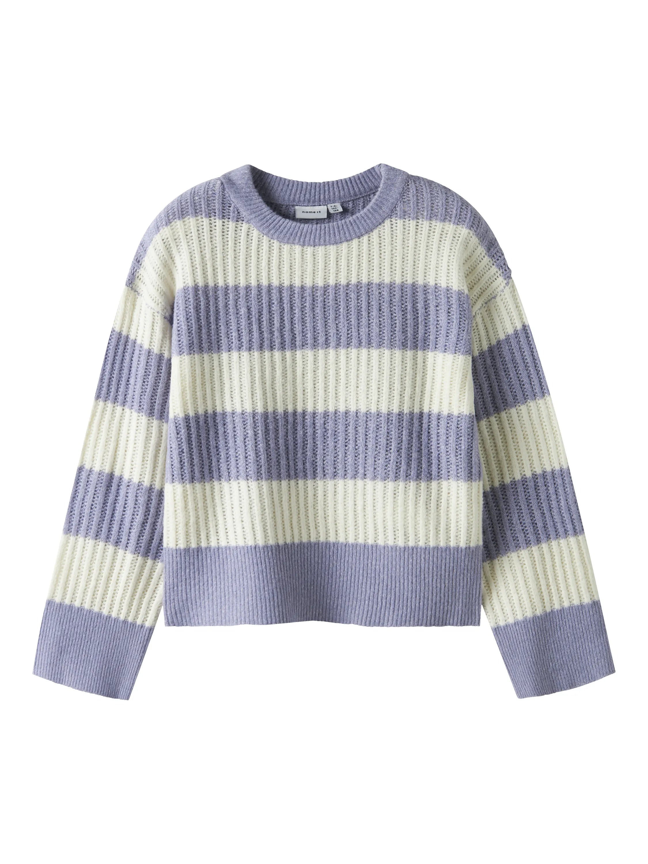 Strickpullover gestreift