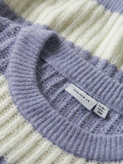 Strickpullover gestreift