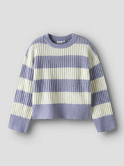 Strickpullover gestreift