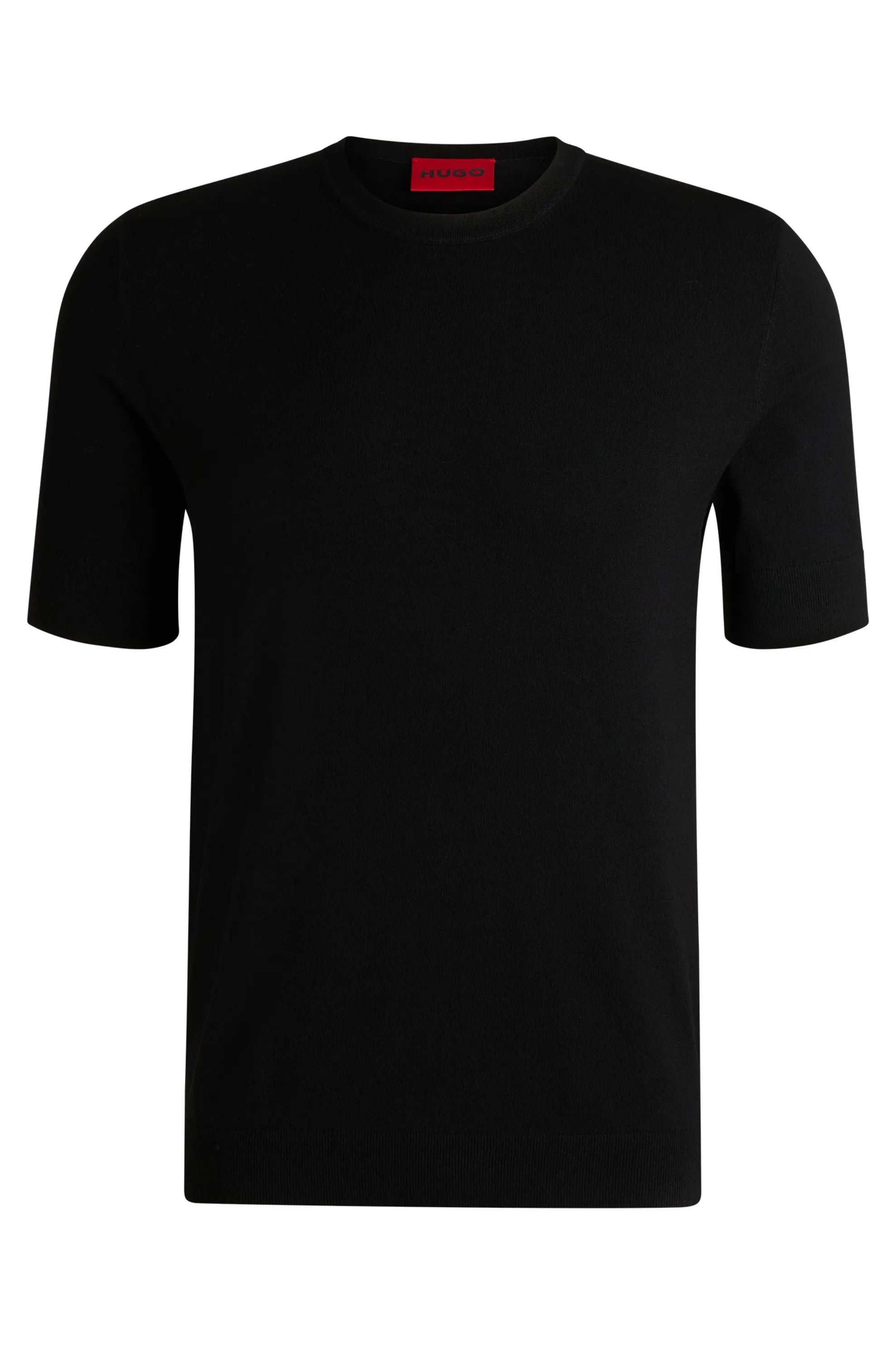 Strick-T-Shirt aus Viskosemix