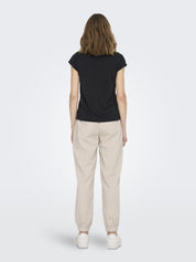 T-Shirt mit V-Neck