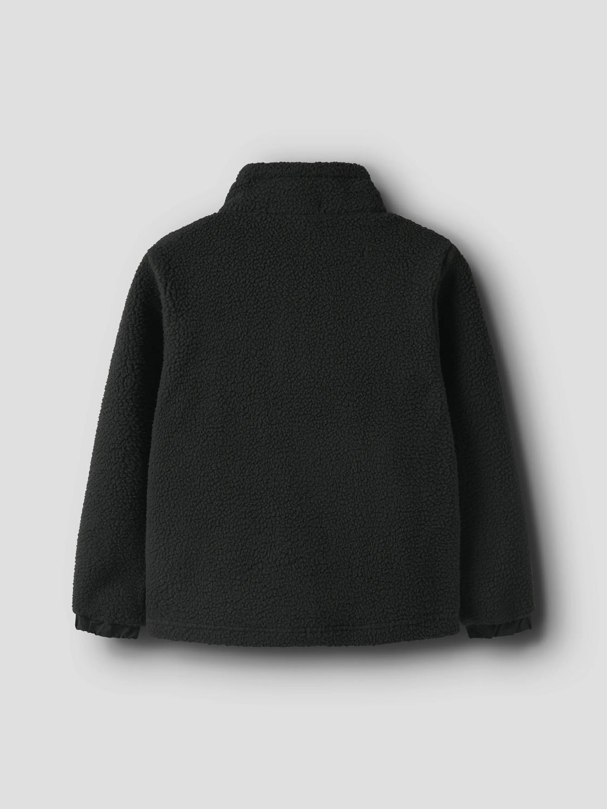 Übergangsjacke Teddy-Optik Stehkragen