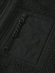 Übergangsjacke Teddy-Optik Stehkragen