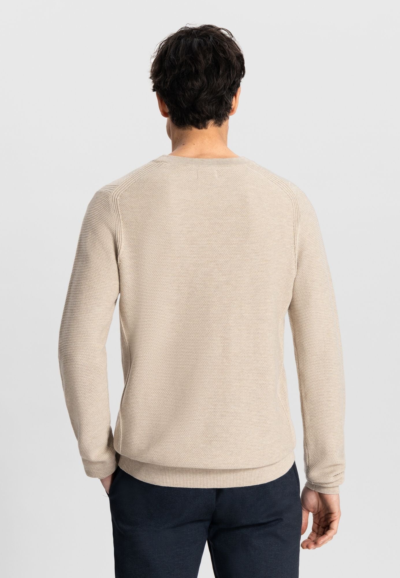 Strickpullover aus Baumwollmix
