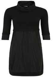 Longshirt mit Nylon-Einsätzen