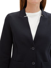 Blazer mit aufgesetzten Taschen