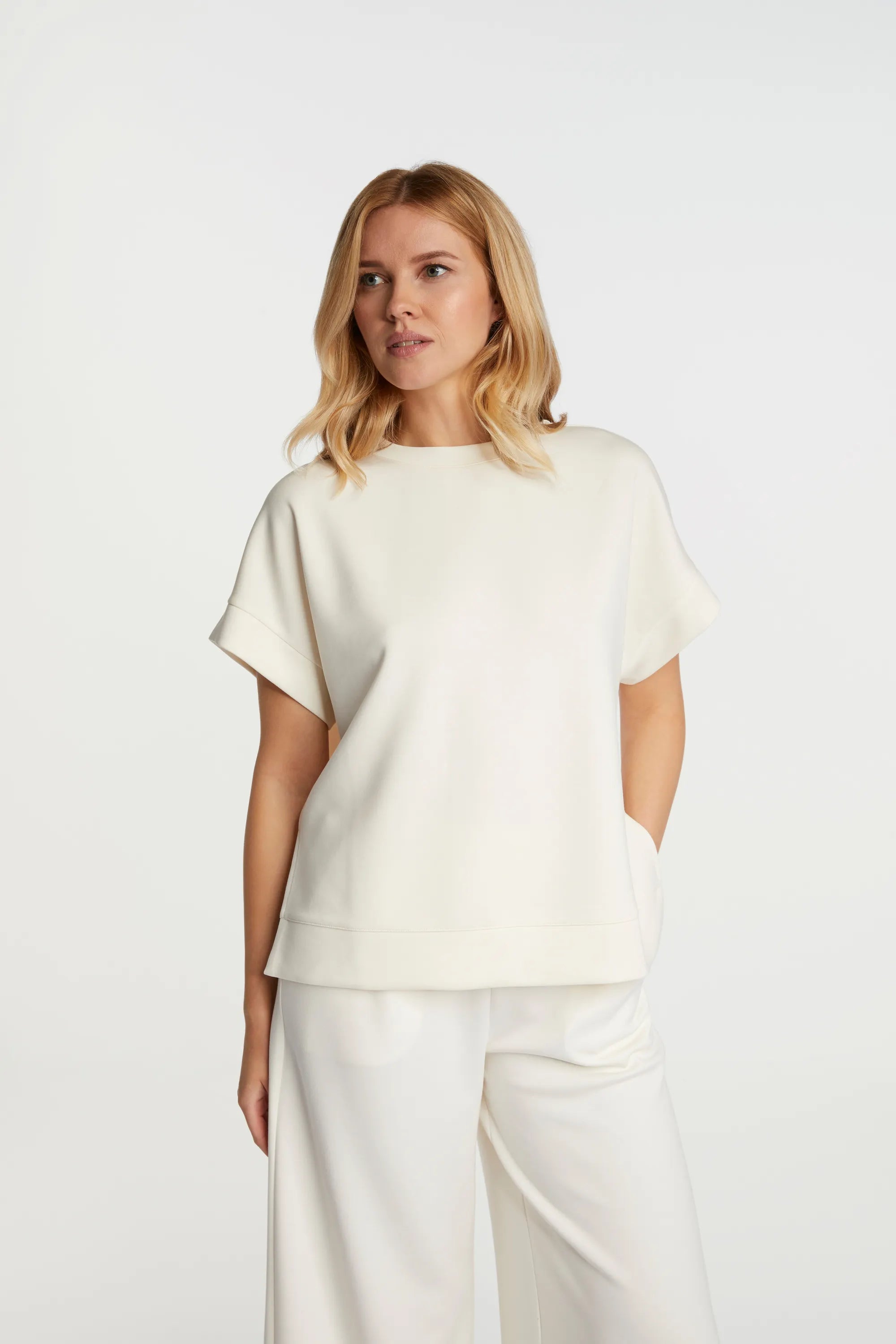 T-Shirt aus Modalmix