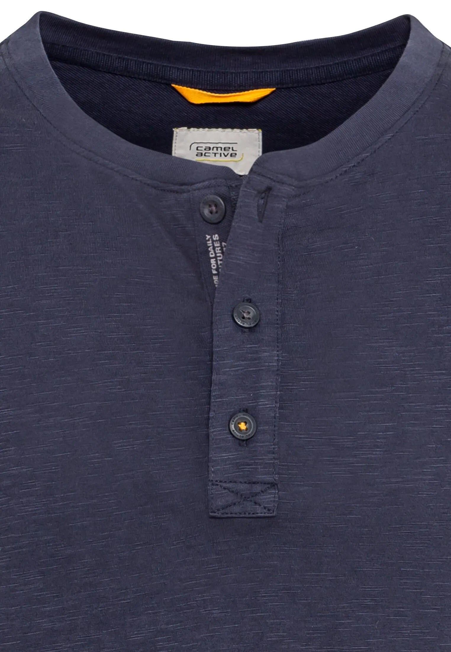 Langarmshirt mit Henleykragen