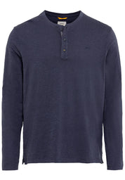Langarmshirt mit Henleykragen