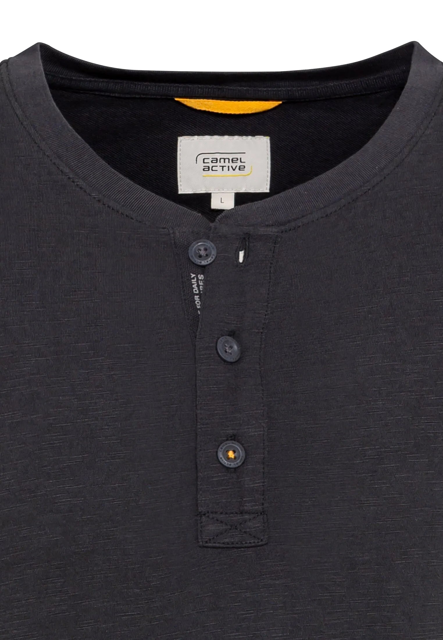 Langarmshirt mit Henleykragen