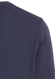 Langarmshirt mit Henleykragen