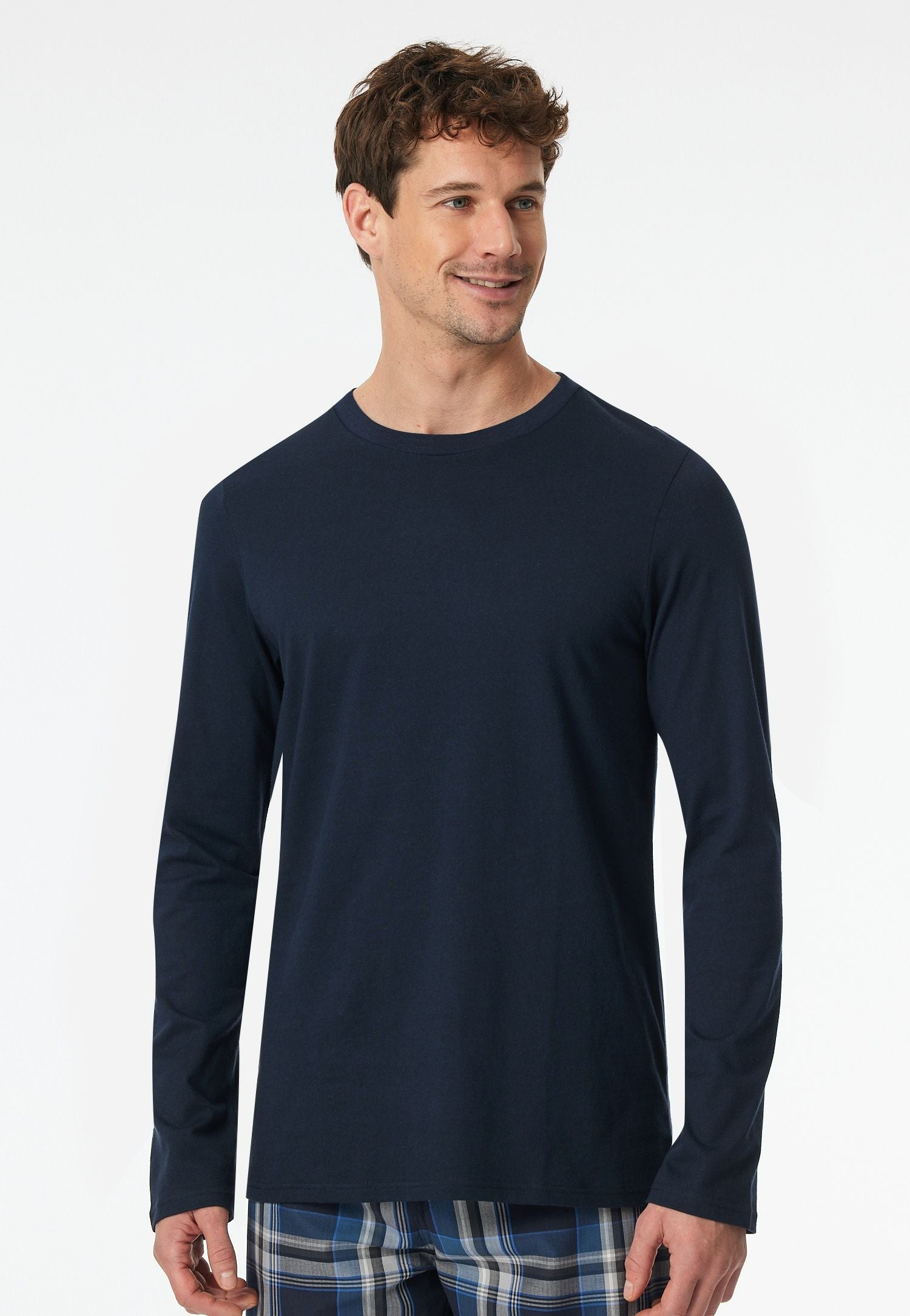 Langarmshirt aus Baumwolle