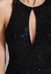 Abendkleid Maxi mit Stickerei
