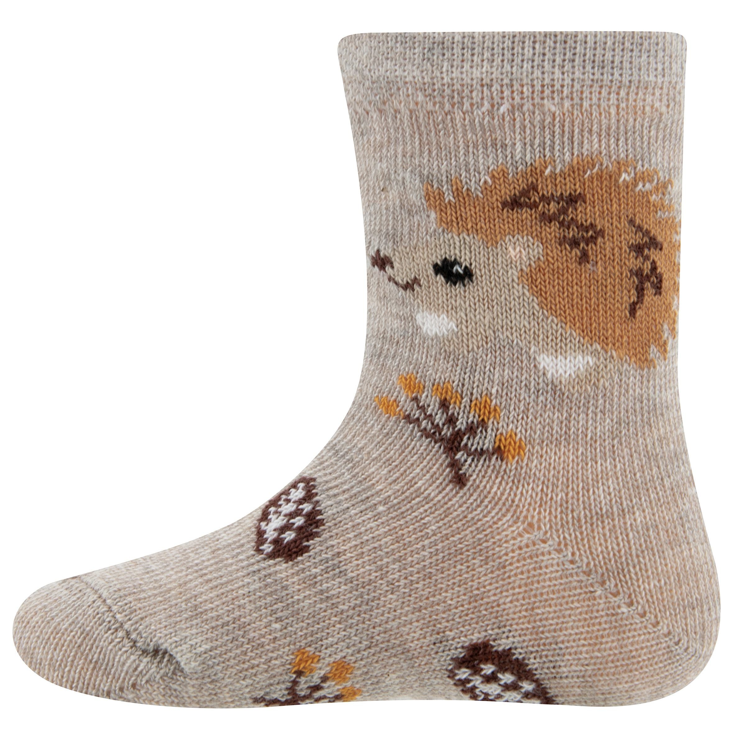 Gemusterte Socken aus Baumwollmix