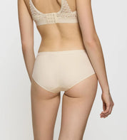 Maxi-Slip mit Spitzendetails