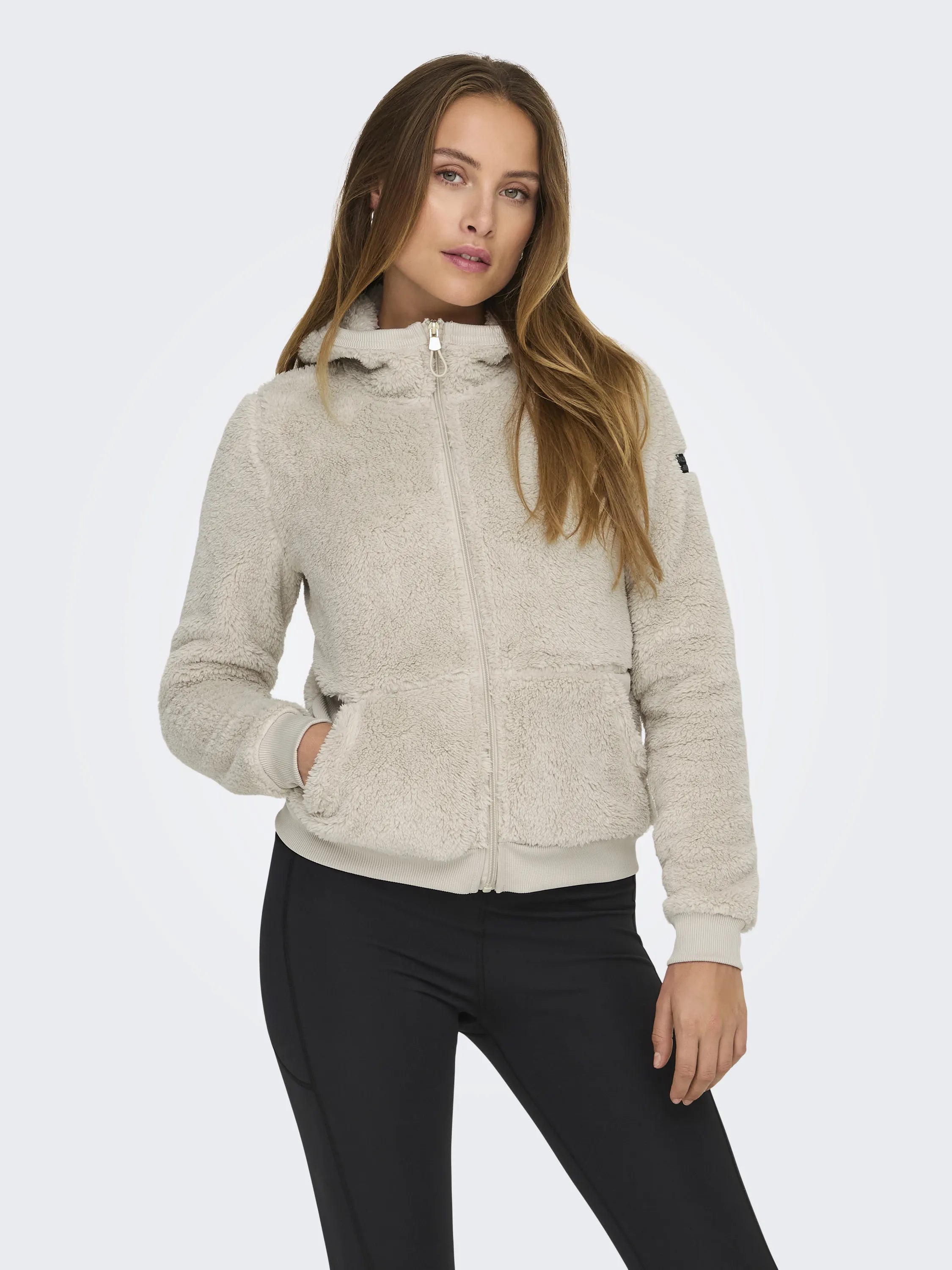Fleecejacke ONPLUFFY mit Kapuze
