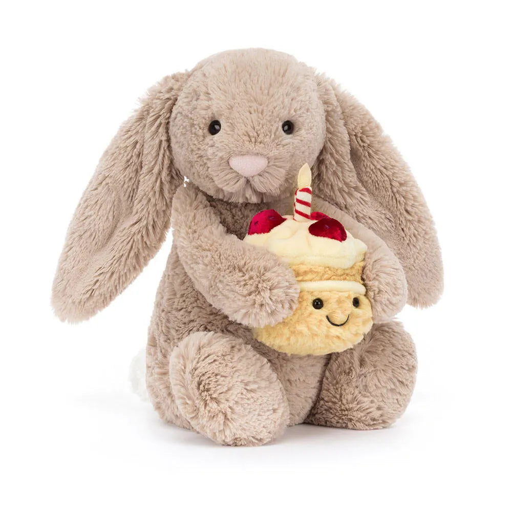 Kuscheltier BASHFUL BEIGE BUNNY BIRTHDAY