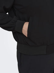 CARLUX L/S BOMBER JACKET NOOS, Black