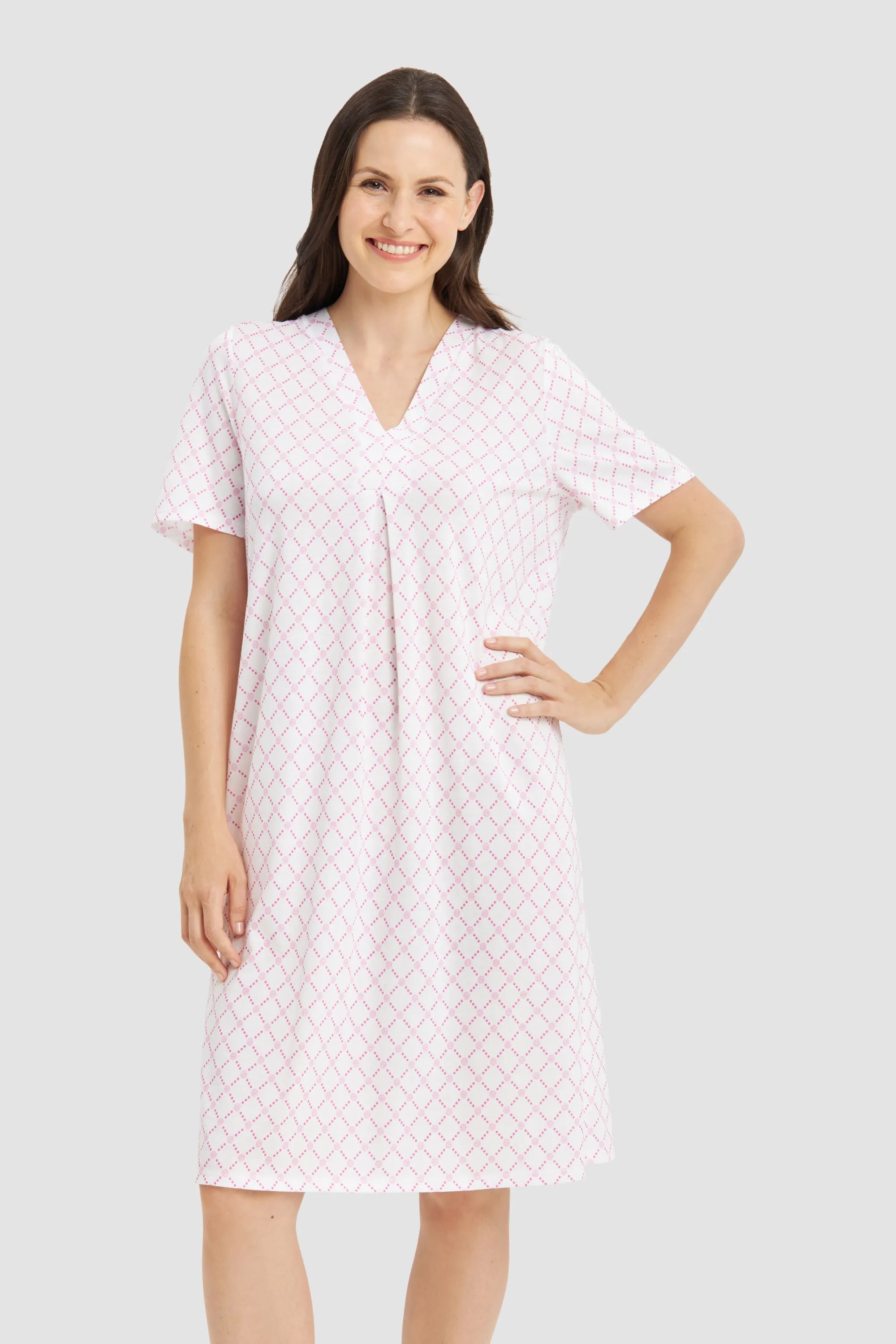 Nachtkleid aus Baumwollmix