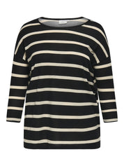 Strickpullover mit Dreiviertelarm