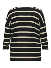 Strickpullover mit Dreiviertelarm