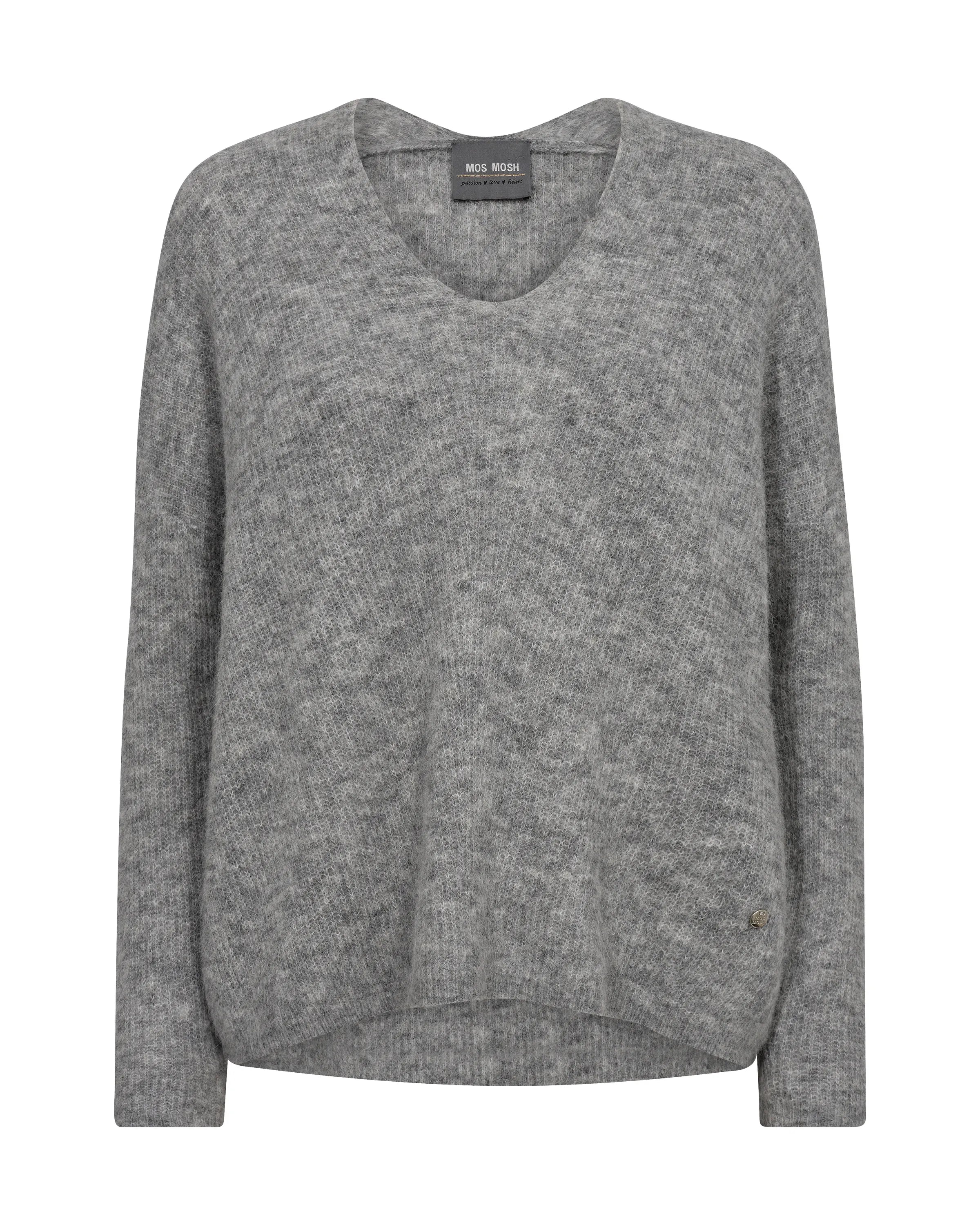 Strickpullover mit V-Ausschnitt