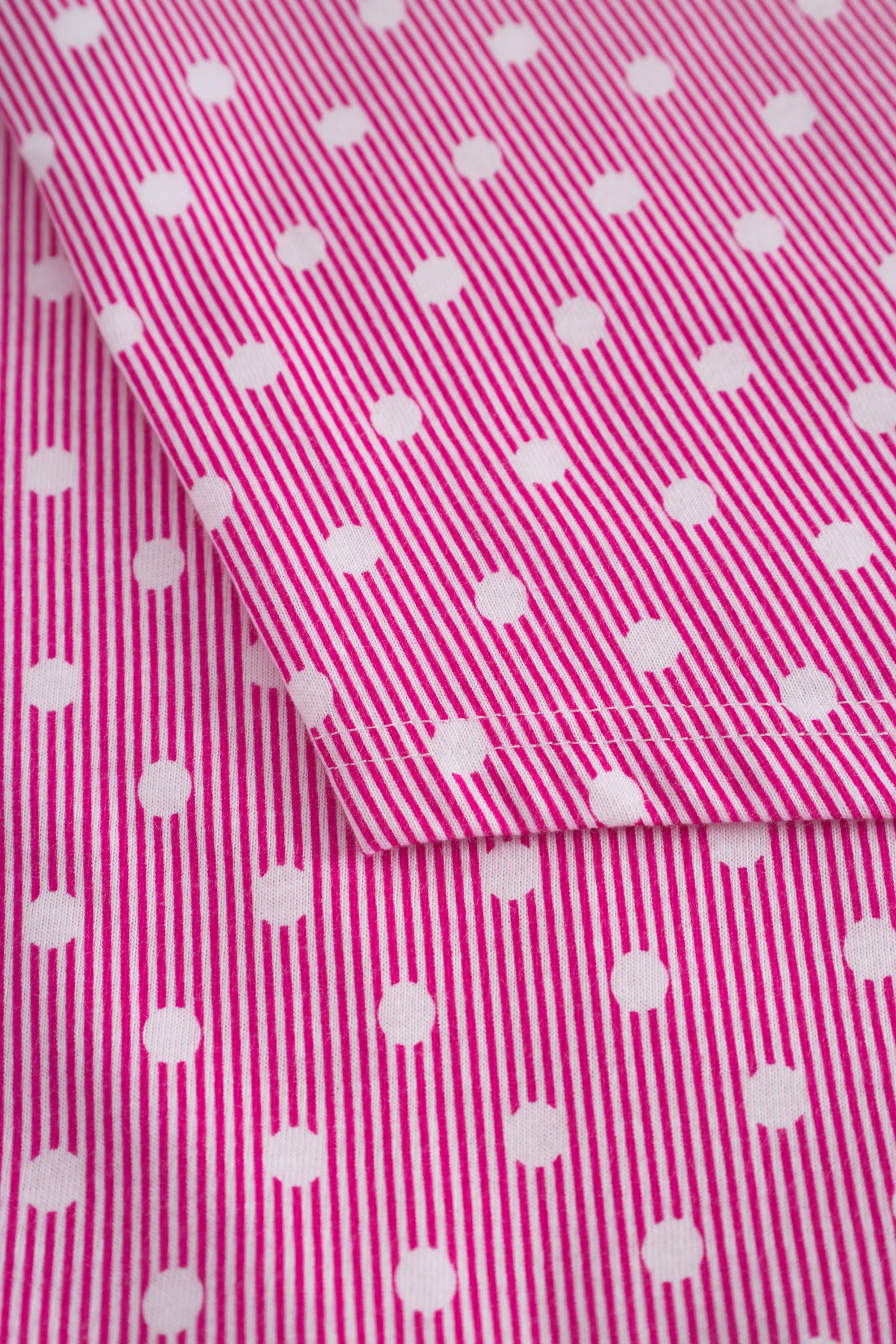 Gepunktetes Schlafkleid