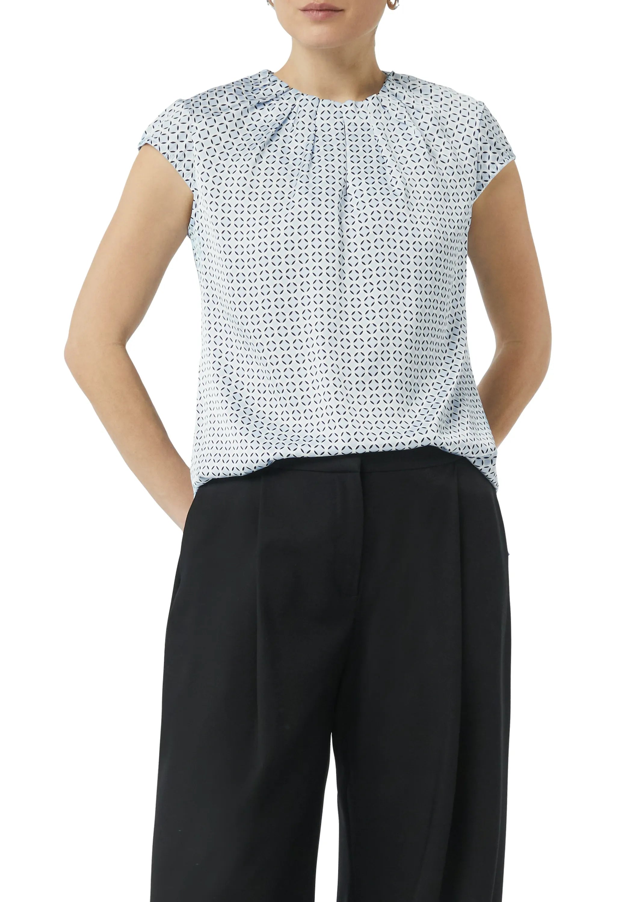 Bluse gemustert