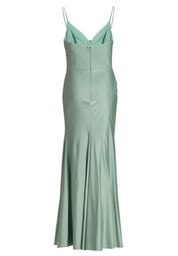Abendkleid Maxi feinen Raffungen