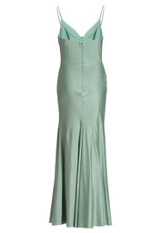 Abendkleid Maxi feinen Raffungen