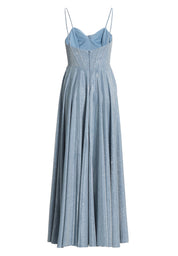Abendkleid Maxi mit Drapierung