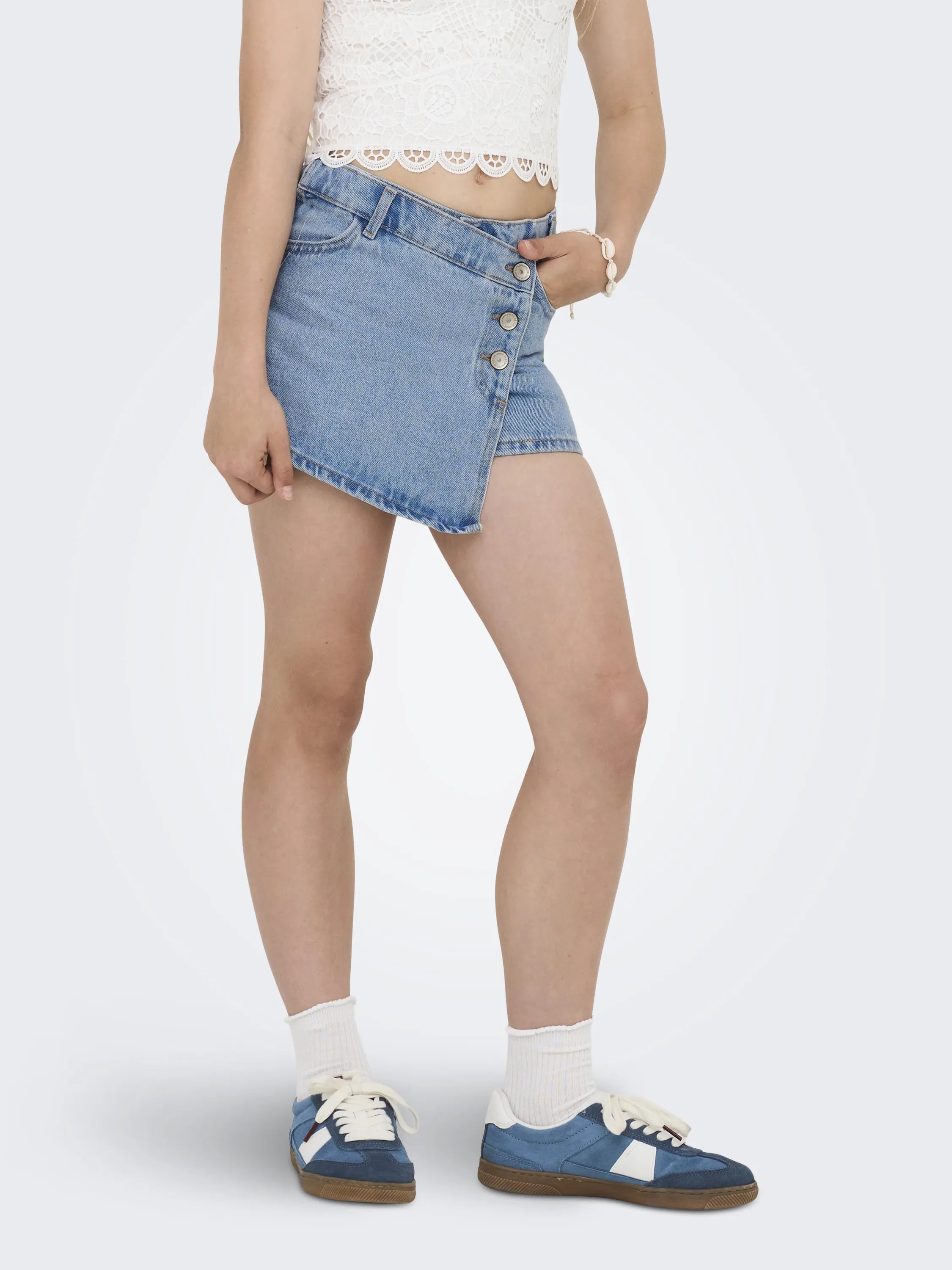 Jeansshorts in Rock-Optik