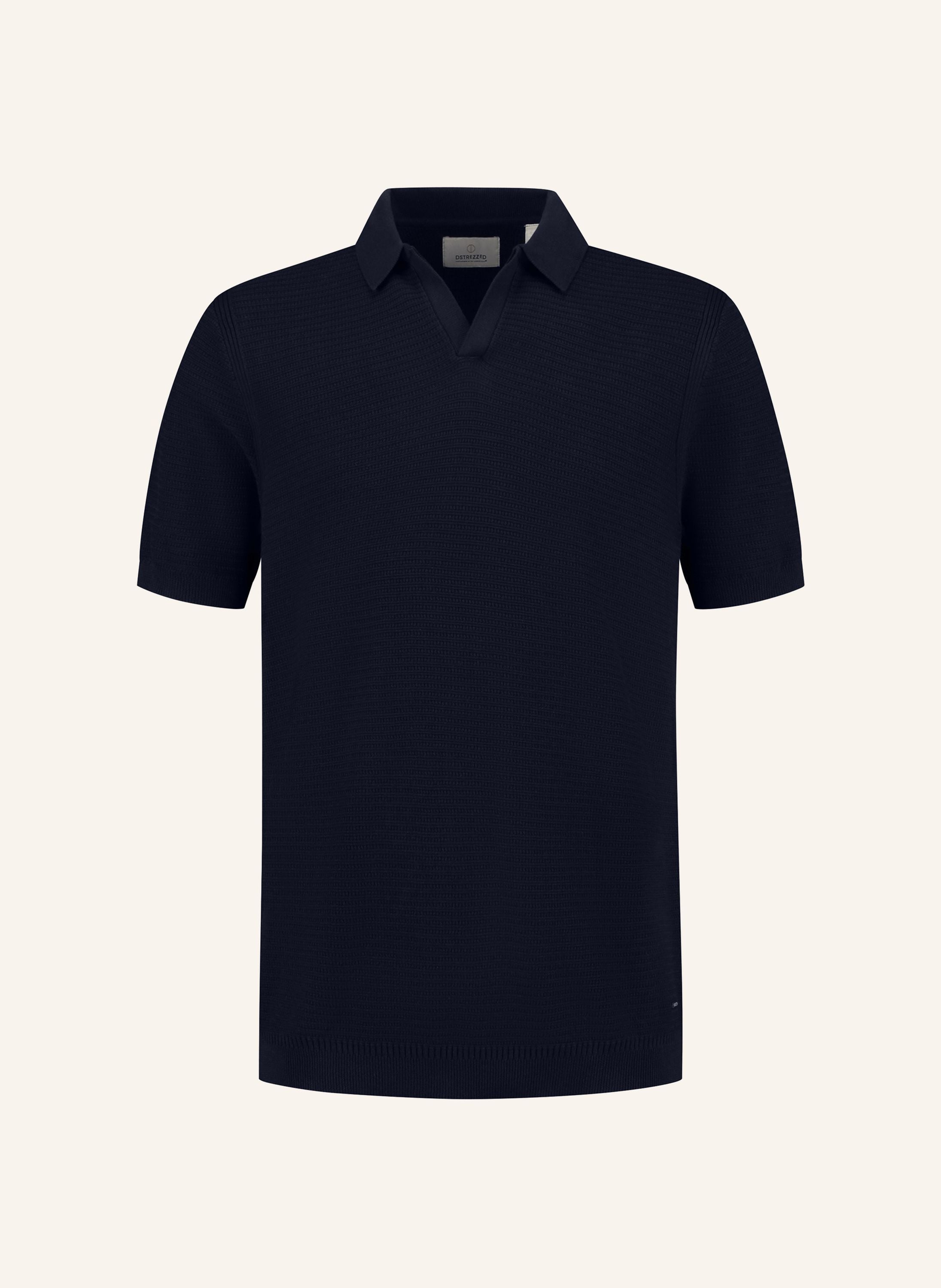 Strick-Poloshirt aus Baumwolle