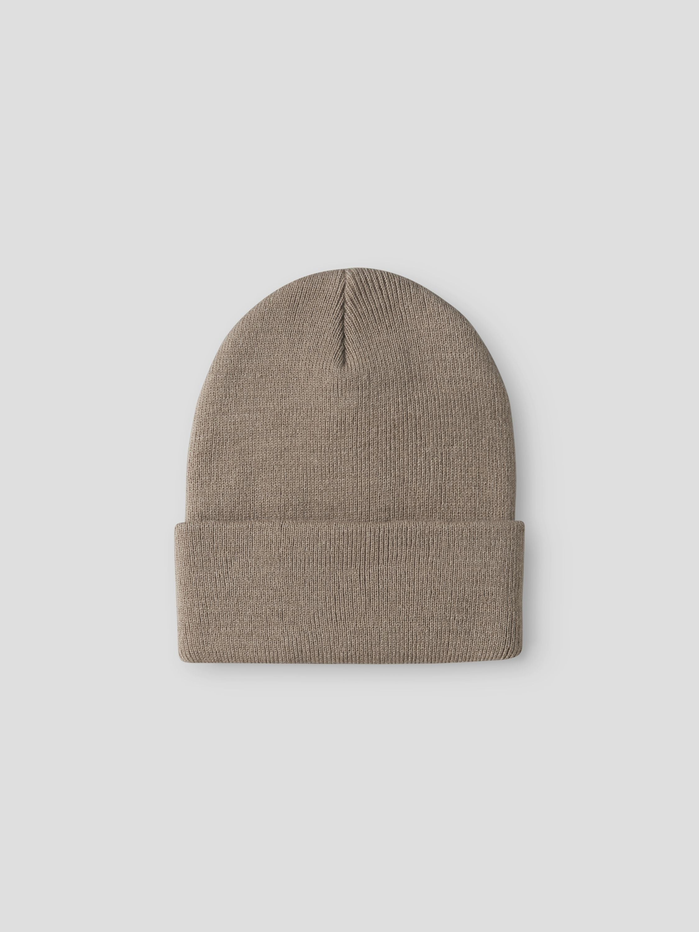 Strickmütze mit Umschlag