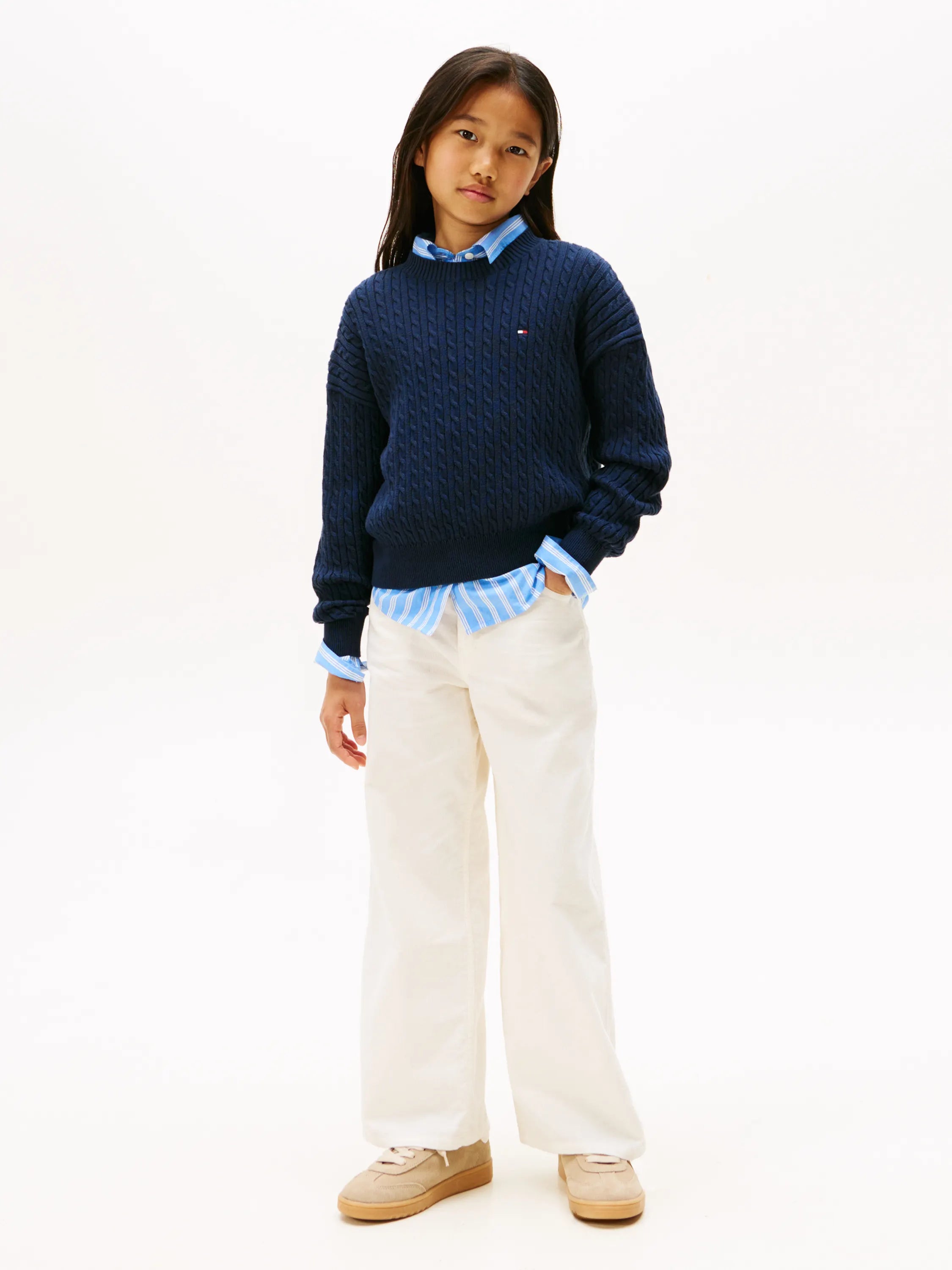 Strickpullover aus Baumwolle