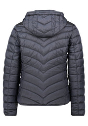Steppjacke mit abnehmbarer Kapuze
