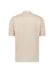 Strick-Poloshirt aus Baumwollmix