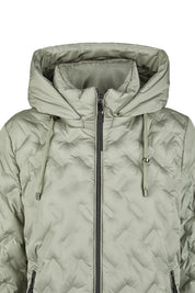 Steppjacke mit Kapuze