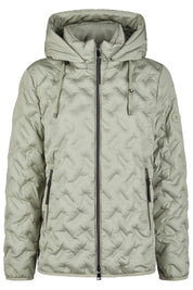 Steppjacke mit Kapuze