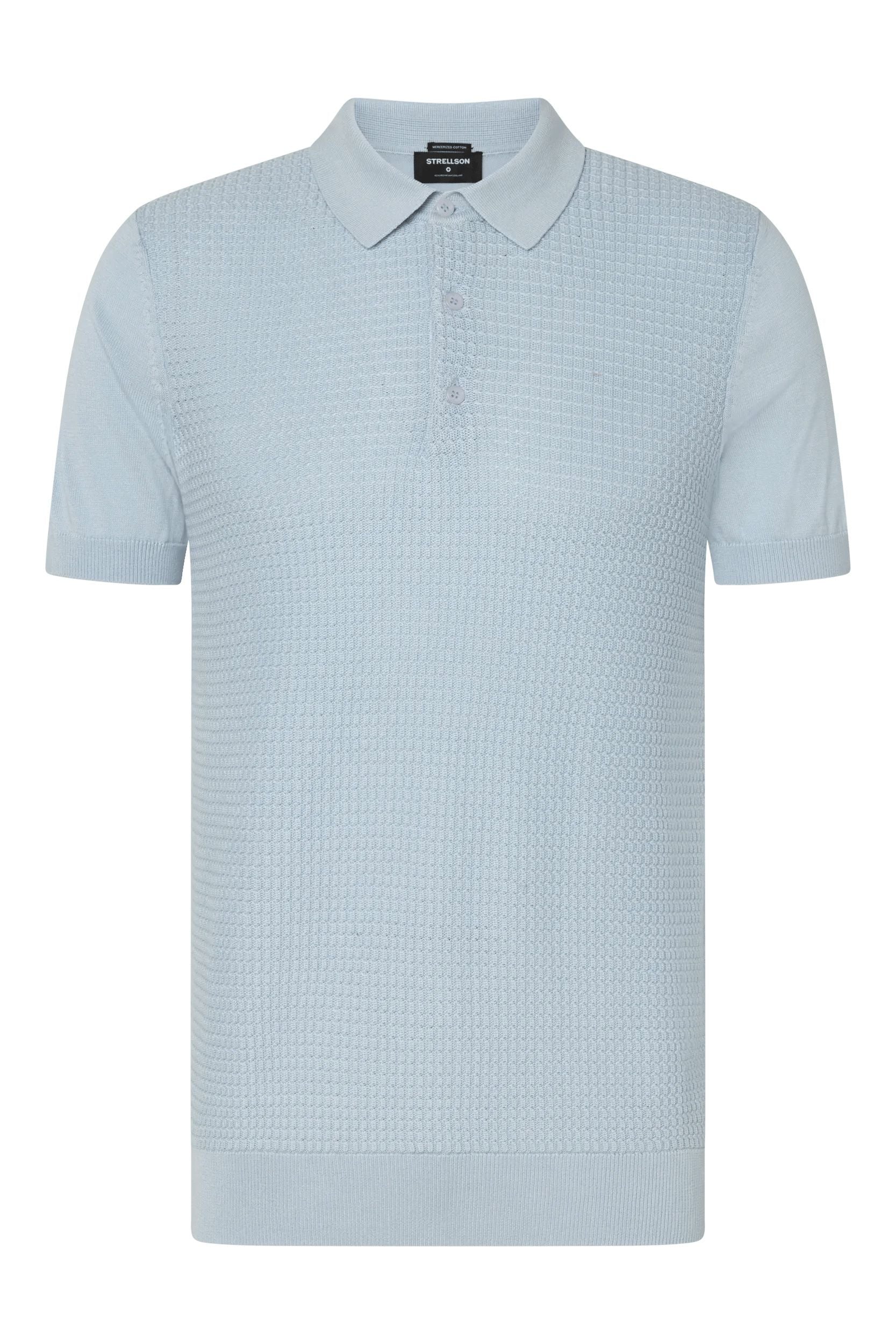 Strickpoloshirt ADRIAN aus Baumwolle