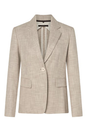 Blazer kariert aus Baumwollmix