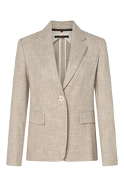 Blazer kariert aus Baumwollmix