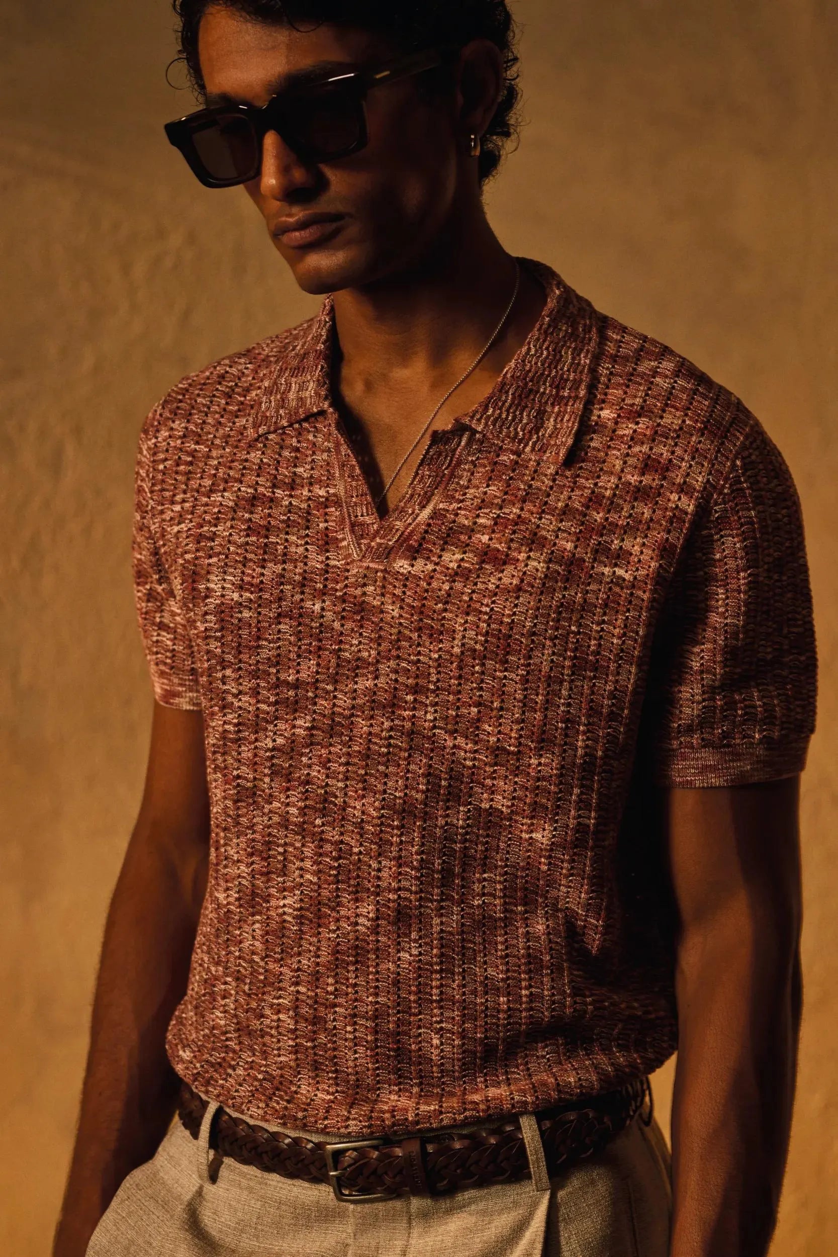 Strickshirt Regular Fit aus Baumwolle