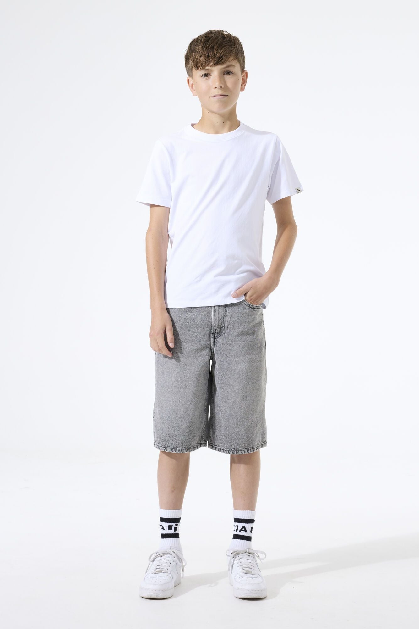 Jeans-Shorts aus Baumwolle