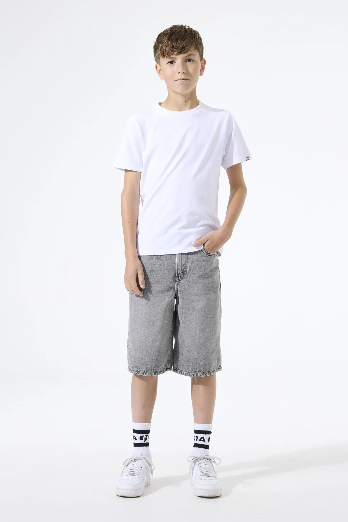 Jeans-Shorts aus Baumwolle