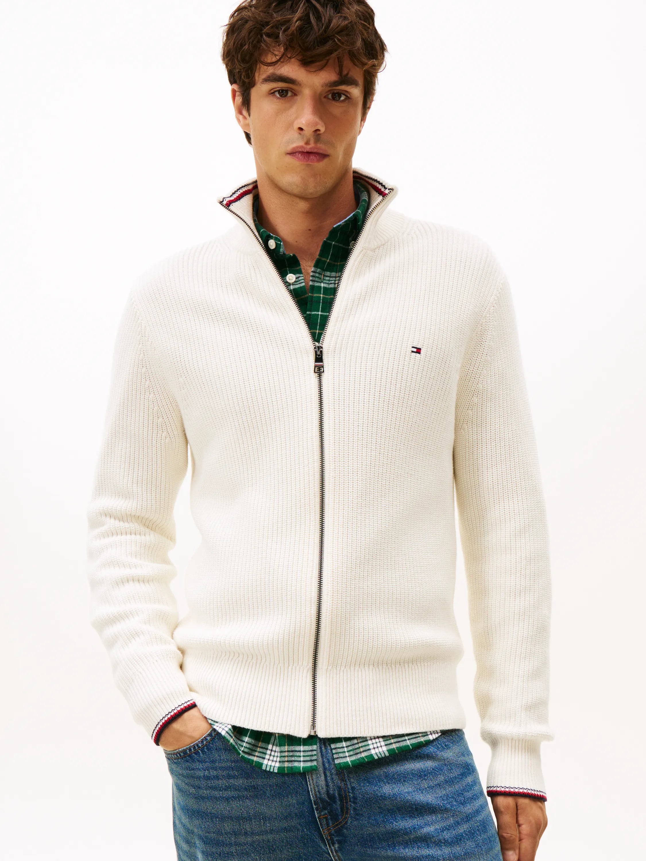 Strickjacke aus Bio-Baumwolle