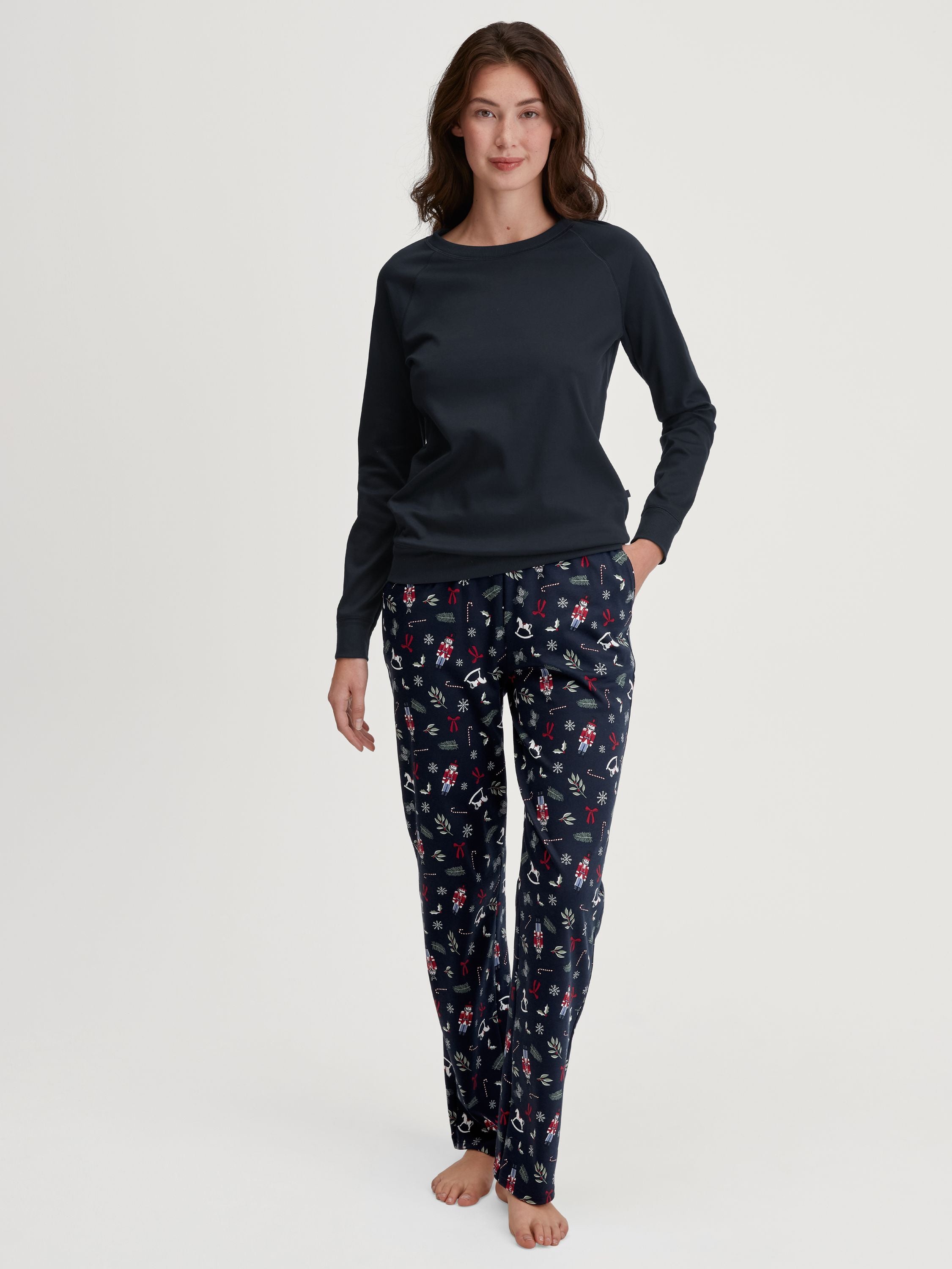 Langarmshirt aus Baumwolle