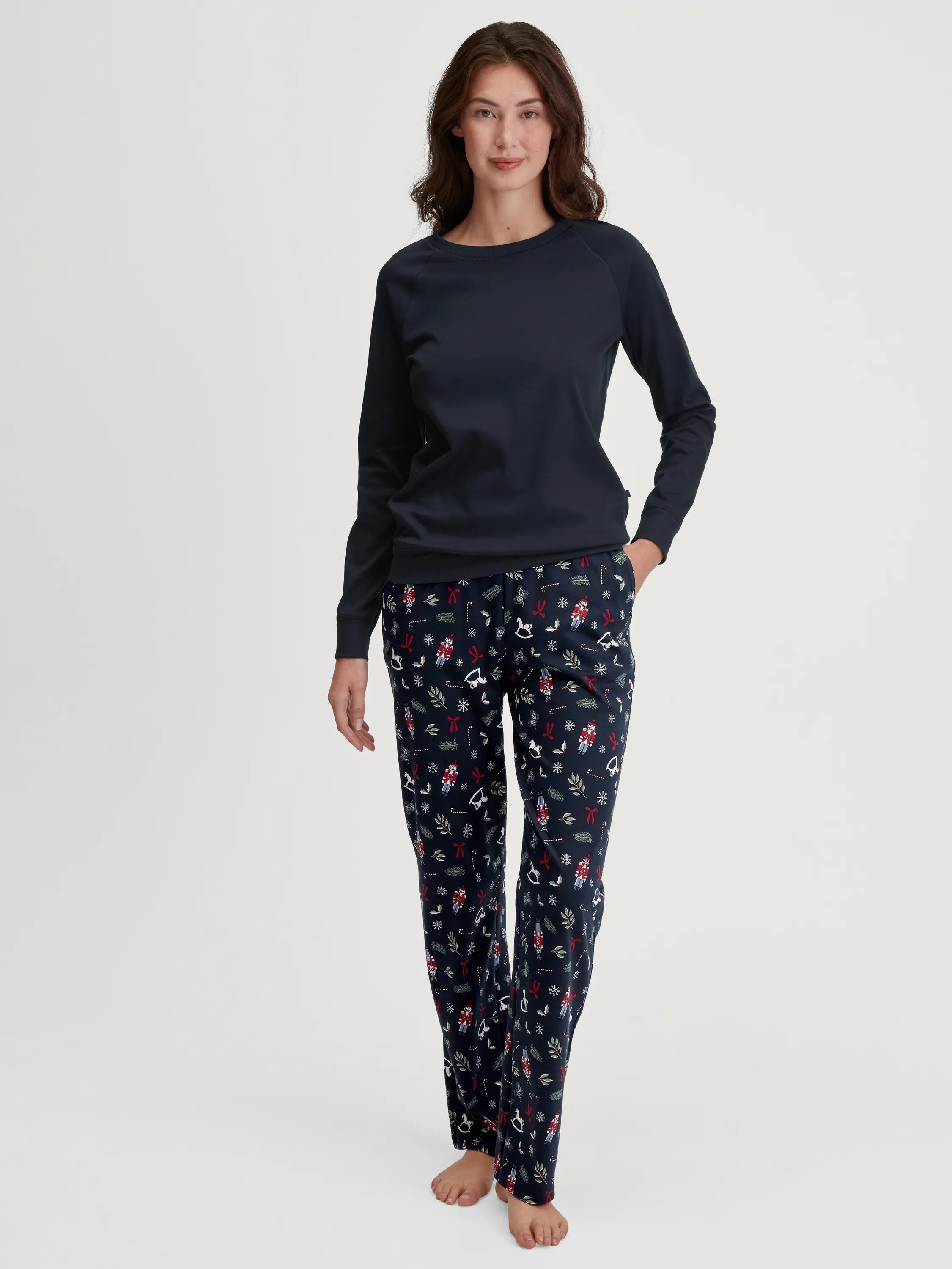 Langarmshirt aus Baumwolle