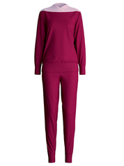 Pyjama lang aus Baumwolle