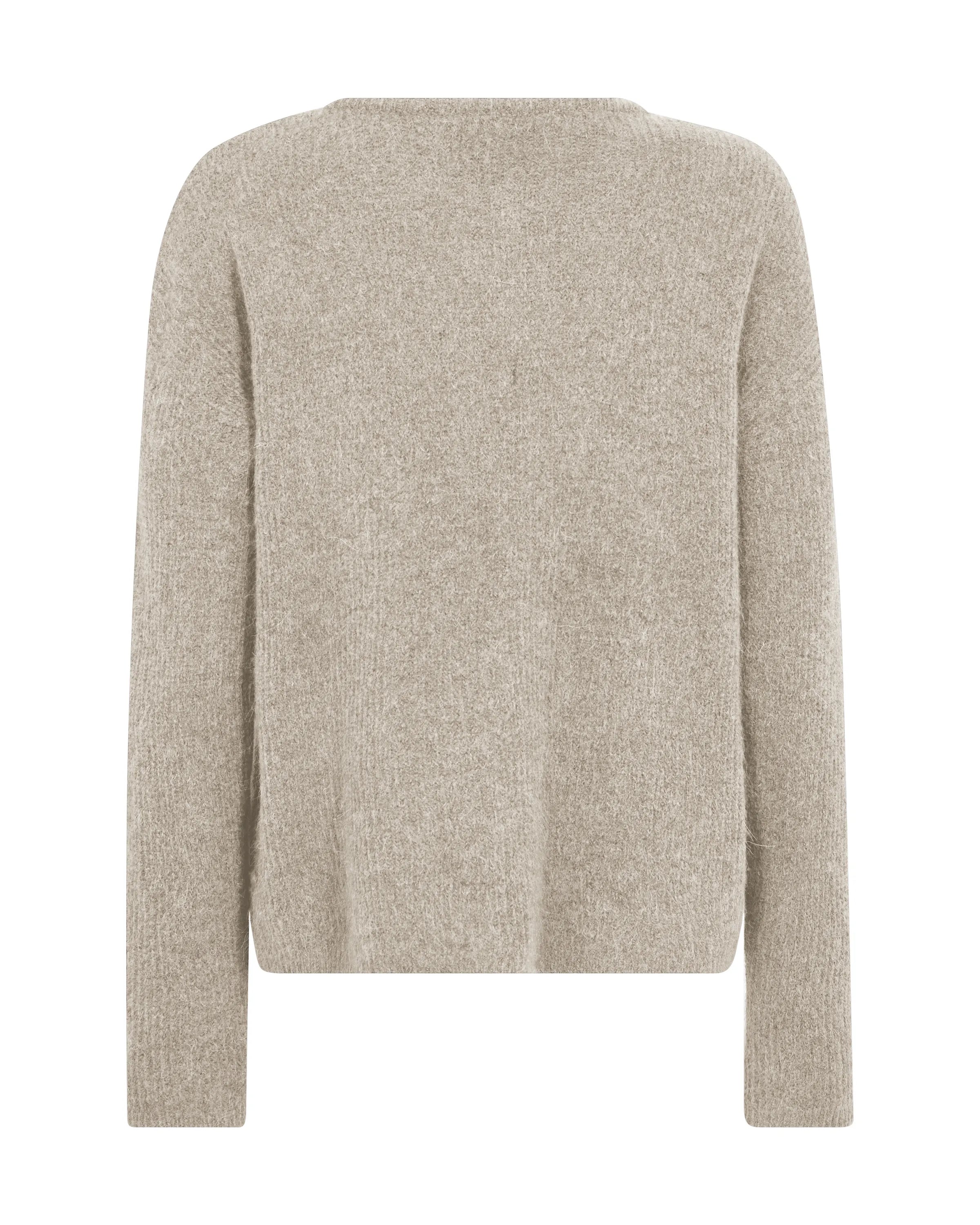 Strickcardigan aus Alpaka-, Wollmix